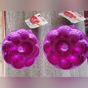 JellO Vintage Purple Holiday Mold 2000 Christmas Tree Holiday New With Tags 2